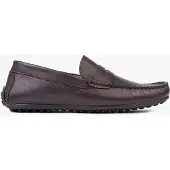 Omnio Bjorn Slipper für Herren, dunkelbraunes Leder