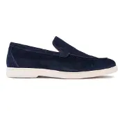 Omnio Odin Slipper für Herren, marineblaues Wildleder