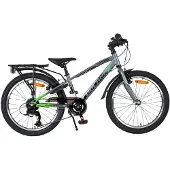 Volare Explorer Kinderfahrrad - 20 Zoll - 7 Gänge - Dunkelgrau