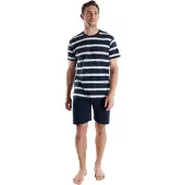 Tom Tailor Shorty aus Baumwolle, weiches Single Jersey, in mehreren Größen erhältlich