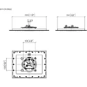 Dornbracht 28043980-47 RB für Deckeneinbau SERIENSPEZIFISCH