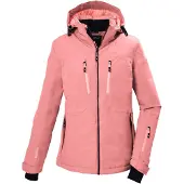 Killtec DA Jacke 282 Damen Ski-/Snowboardjacke mit abnehmbarer Kapuze hellpink 38