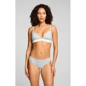 Puma "WOMEN COTTON TRIANGLE BRALETTE 1P" herausnehmbare gepolsterte Cups für anpassungsfähigen Look
