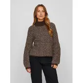 Vila Stehkragen Strickpullover