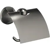 Dornbracht MADISON Papierrollenhalter, mit Deckel, 83510361-99, Farbe: Dark Platinum matt