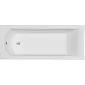 Besco Badewanne Rechteck 140x70 mit AcrylSchürze, Ablaufgarnitur & Füßen GRATIS | Komplettset 4in1 Original Acryl Wanne Siphon | BADLAND SHEA