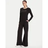 EA7 für Damen. 7W000462_AF13135 Core Lady Baggy Trousers schwarz (L), Lässig, Polyester