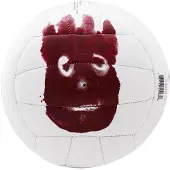Wilson - "Cast Away" Kunstleder Volleyball "Mr " RD3341 (Mini) (Weiß/Weinrot)