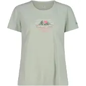 CMP Bedrucktes Piqué-Shirt Damen