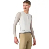 Castelli - Corretto L/S Jersey - Radtrikot Gr M grau