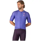 Castelli - Drittone Logo Jersey - Radtrikot Gr L lila