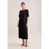Seidensticker Sommerkleid 1/2 Rundhals Uni