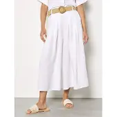 Apricot Culotte "Weit geschnittene Culotte-Hose mit Falten", Damen, Gr. M (38), N-Gr, weiß, gewebt, Obermaterial: 96% LyocellTENCEL LyoT. 4% Leinen LI., uni, Hosen Culotte, Einfarbig