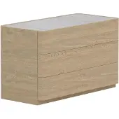 Ebuy24 Noble Kommode 3 Schubladen Natur.