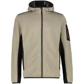 CMP - Jacket Fix Hood with Sleeve Pocket - Fleecejacke Gr 48 beige