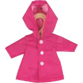 Bigjigs Toys Rosa Mantel für Puppe 28 cm