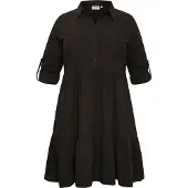 KAFFE CURVE Midikleid "Damen Kleid KCnana"