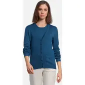 Peter Hahn Twinset aus 100% Schurwolle-Pure Tasmanian Wool blau