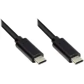 GOOD CONNECTIONS Alcasa GC-M0113, 1 m, USB C, USB C, USB 3.2 Gen 1 (3.1 Gen 1), 5 Gbit/s, Schwarz