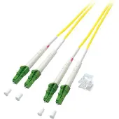 EFB Elektronik O0381.20 Duplex Jumper LC/APC-LC/APC 9/125μ, OS2, LSZH, gelb, 2.0mm, 20m O038120