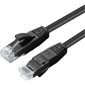 Microconnect UTP601S, 1 m, Cat6, U/UTP (UTP), RJ-45, RJ-45, Schwarz