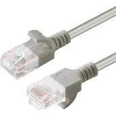 Microconnect V-UTP615-SLIM, 15 m, Cat6, U/UTP (UTP), RJ-45, RJ-45, Grau