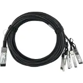 BlueOptics Supermicro CBL-NTWK-0719 BlueLAN SC253501K1M30 passives 40GBASE-CR4 QSFP auf 4x10GBASE-CR SFP+ Direct Attach Breakout Kabel, 1 Meter