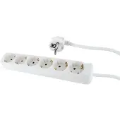 Schwaiger STSL0614, 1,4 m, Drinnen, Typ F, Typ F, IP44, Weiß