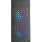 Mars Gaming MC-CORE, Mini Tower, PC, Schwarz, micro ATX, Mini-ITX, Metall, Gehärtetes Glas, Gaming