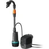 Gardena 14605-55, 90 W, Akku, 2,1 bar, 2400 l/h, IPX8, Grau, Schwarz
