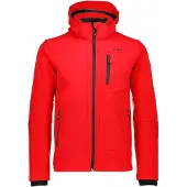 CMP MAN Jacket DET. Hood ferrari-nero (55BE) 46