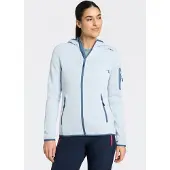 CMP Woman Jacket Fix Hood Sky Blue-Bianco Sky Blue-Bianco 44