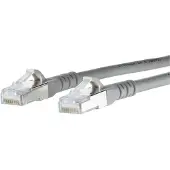 BTR NETCOM BTR 1308451533-E Patchkabel Cat.6A 1,5m AWG26/7 2xRJ45 S/FTP LSHF grau 1308451533E - 10 Stück