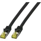 EFB Elektronik MK7001.7,5B, 7,5 m, Cat6a, S/FTP (S-STP), RJ-45, RJ-45, Schwarz