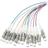EFB Elektronik EFB O3483.2 Faserpigtail LC OM4 -farbiges Set 2m - 12 Stück O34832