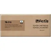 CARUNO Actis TH-51A Tonerkartusche (Ersatz für HP 51A Q7551A; Standard; 6500 seiten; schwarz), 6500 Seiten, Schwarz, 1 Stück(e)