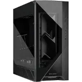 Silverstone SST-ALF2B-G, PC, Schwarz, ATX, micro ATX, Mini-ITX, XL-ATX, Aluminium, Kunststoff, Stahl, Gehärtetes Glas, 1200 W, PS2