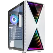 Kolink Void X ARGB Midi-Tower, Gehäuse mit gehärtetem Glas – weiß
