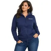 BERTSCHAT Beheizbarer Damen Hoodie Blau - Dual Heating