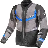 Macna Aerocon Motorrad Textiljacke, grau/schwarz/blau, S