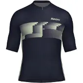 Santini Verve Kurzarm-radtrikot Blau XL Mann Blau XL