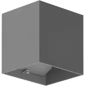 Brumberg 65141103 LED-Wandanbauleuchte 230 V AC, 50 Hz, 6 W, 3.000 K, graphit struktur, IP54, sch
