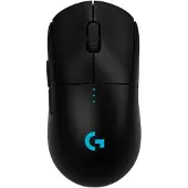 Logitech G PRO 2 LIGHTSPEED Mouse, Beidhändig, Optisch, RF Wireless, 32000 DPI, 1 ms, Schwarz