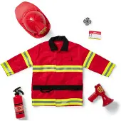Melissa & Doug Role Play Costume Set Fire Chief Kostüm