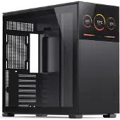 Jonsbo D41 STD, Midi Tower, PC, Schwarz, ATX, micro ATX, Mini-ATX, Stahl, Gaming