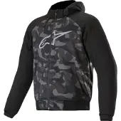 Alpinestars Chrome Camo Sport Motorrad Zip Hoodie, schwarz/camouflage, S