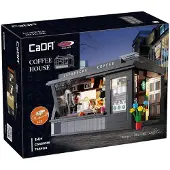 Jamara Konstruktions-Spielset "CaDA, Bricks, Coffee House (402884)", schwarz (bunt), Spielbausteine, Kinder, Kunststoff, Konstruktions-Spielset, mit LED Licht