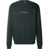 Scotch & Soda Core - Logo Front Chest Sweatshirt Dark Green Größe: XXL | Pullover Outlet | Herren | Grün