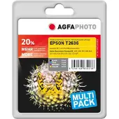 Agfa APET263SETD, Schwarz, Cyan, Magenta, Gelb, 14 ml, 12 ml, 1 Stück(e), 2600 Seiten, Multipack
