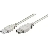Microconnect USBAAF3, 3 m, USB A, USB A, USB 2.0, Grau